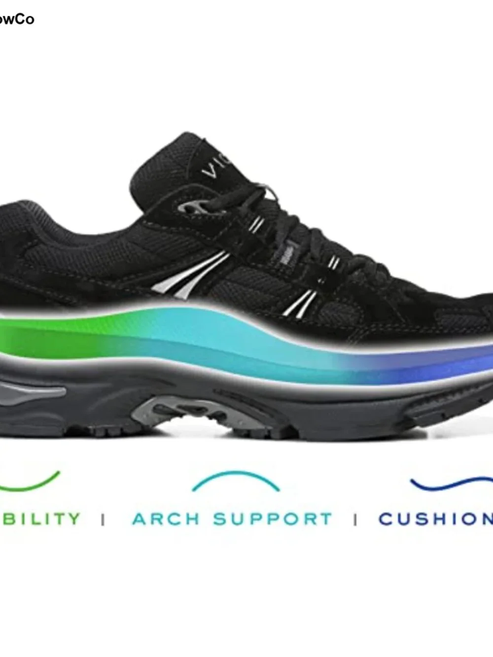 Vionic 23walk Women's Athletic Walking Shoes Arch Support Lace-Up